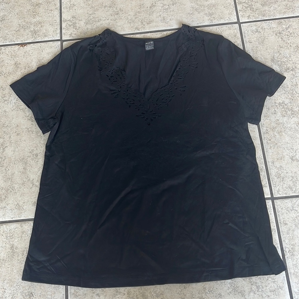 Shein: black blouse